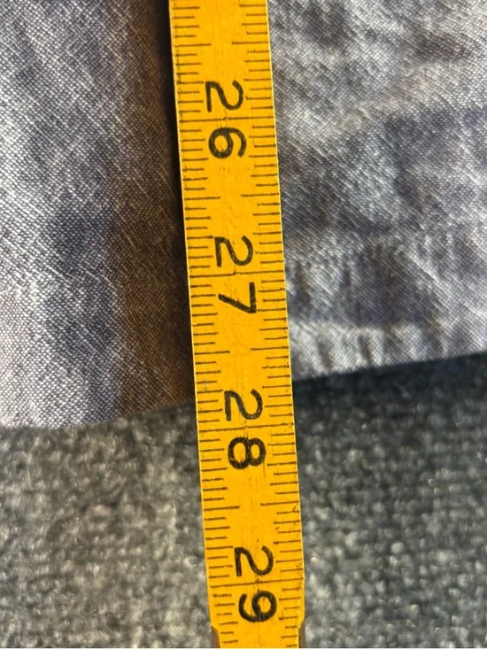 Free people Short Sleeve Chambray Scoop Neck Top - Blue - Picture 5 of 5